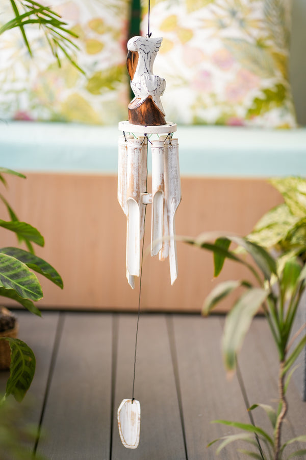 TIMBER KALA’S PELICAN CELESTIAL CHIMES FOR OUTDOORS