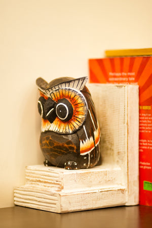 TIMBER KALA'S OWL BOOKENDS FOR DECOR