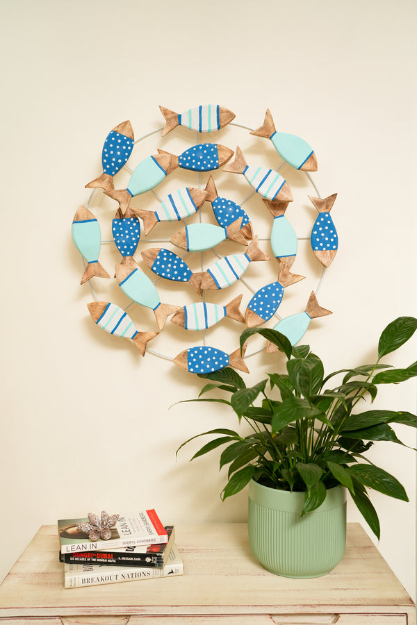 TIMBER KALA'S FISH KIDS ROOM SCHOOL OF FISH FOR DECOR