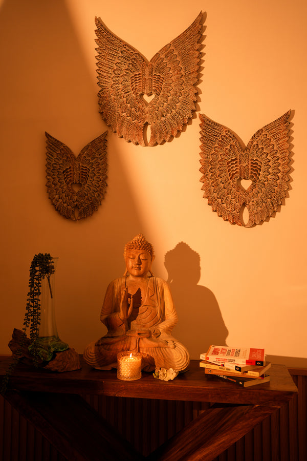 TIMBER KALA'S MUKHA BUDDHA FOR DECOR